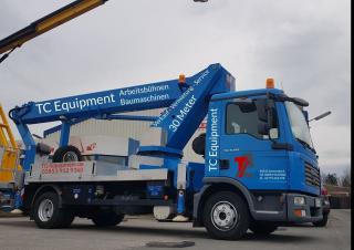 WT 300 Wumag-Palfinger Truck Mounted Telescopic Boom Lifts