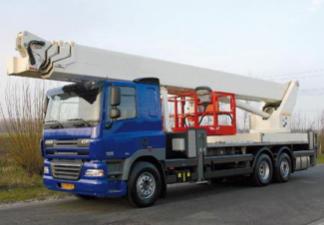 WT 530 Wumag-Palfinger Truck Mounted Telescopic Boom Lifts
