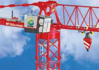 Wilbert WT 560 e.tronic crane - load chart, specs & dimensions (2007 - 2009)
