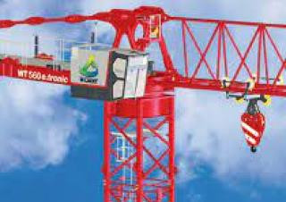 Wilbert WT 560 e.tronic crane - load chart, specs & dimensions (2007 - 2009)