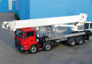 WT 610 Wumag-Palfinger Truck Mounted Telescopic Boom Lifts