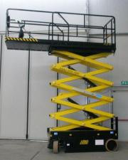 AIRO X 12 EW Wheeled scissor lifts (2010 - 2014) Specifications & Dimensions
