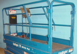 X 20 N UpRight Wheeled scissor lifts