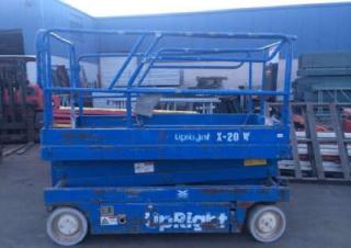 X 20 W UpRight Wheeled scissor lifts