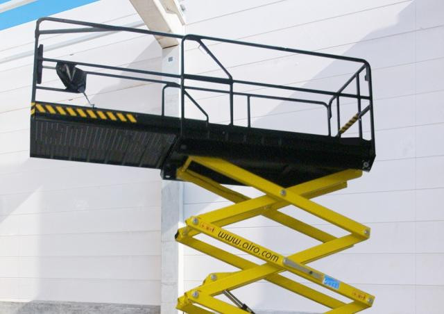 AIRO X 8 EW Wind Wheeled scissor lifts (2013 - 2014) Specifications & Dimensions