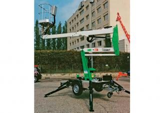 X Trailer 14 Comet Trailer Mounted Articulating Boom Lifts