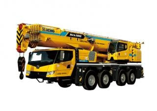 XCMG XCA100S crane - load chart, specs & dimensions (2023 - 2026)