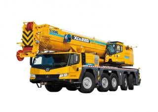 XCMG XCA220S crane - load chart, specs & dimensions (2023 - 2026)