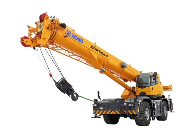 XCMG XCR55L4 crane - load chart, specs & dimensions (2021 - 2026)
