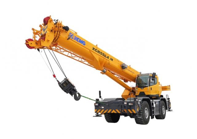 XCMG XCR55L4M crane - load chart, specs & dimensions (2021 - 2026)