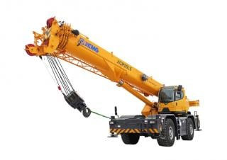 XCMG XCR55L5 crane - load chart, specs & dimensions (2021 - 2026)