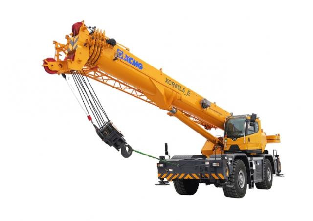 XCMG XCR55L5E crane - load chart, specs & dimensions (2021 - 2026)