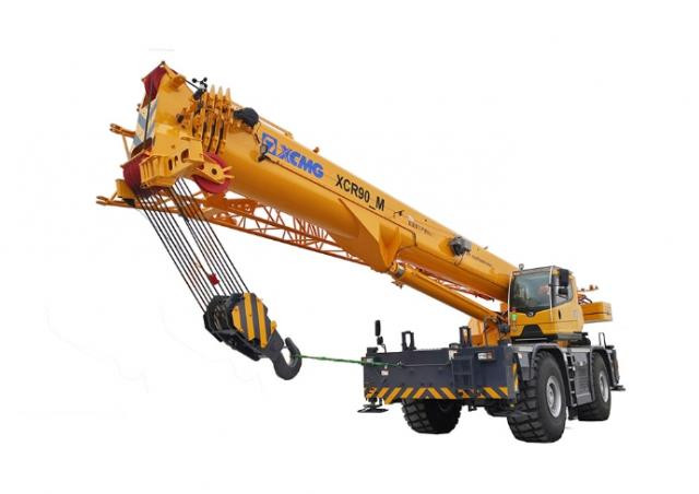XCMG XCR90M crane - load chart, specs & dimensions (2021 - 2026)