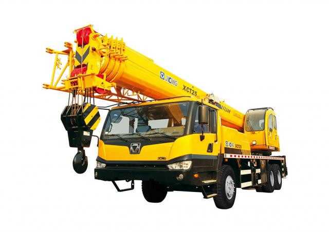 XCMG XCT25(CE) crane - load chart, specs & dimensions (2019 - 2026)