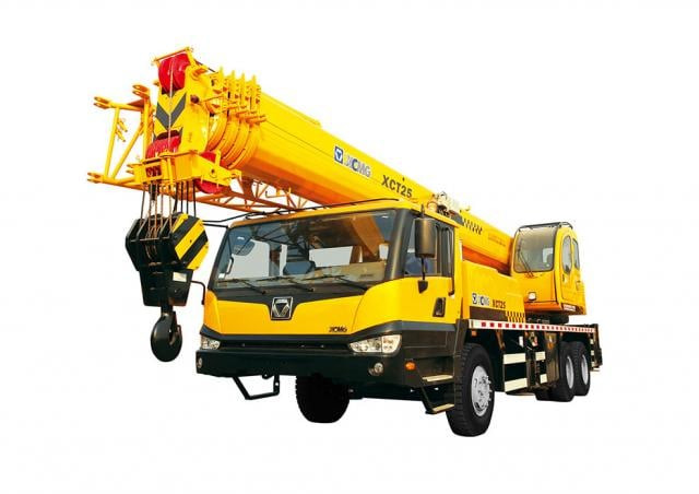 XCMG XCT25E crane - load chart, specs & dimensions (2017 - 2026)