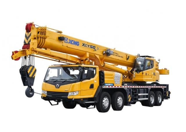 XCMG XCT50Y crane - load chart, specs & dimensions (2021 - 2026)