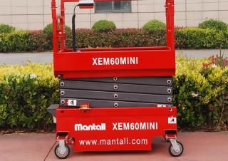 XEM60MINI Mantall Wheeled scissor lifts