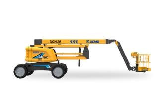 XCMG XGA20 Wheeled Articulating Boom Lifts (2023 - 2026) Specifications & Dimensions