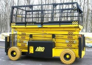 AIRO XL19 E Wheeled scissor lifts (2015 - 2021) Specifications & Dimensions