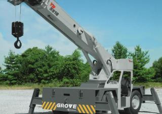 Grove YB 5518 crane - load chart, specs & dimensions (2001 - 2013)