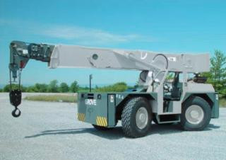 Grove YB 7722 crane - load chart, specs & dimensions (1999 - 2011)