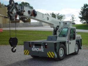 Grove YB4411 crane - load chart, specs & dimensions (1999 - 2018)