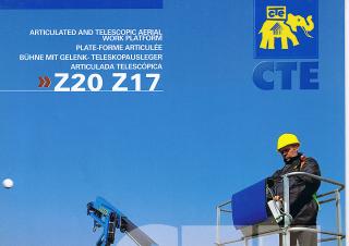 Z 17 CTE Trailer Mounted Articulating Boom Lifts