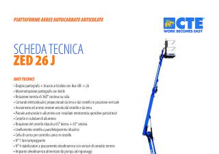 Z 26 CTE Trailer Mounted Articulating Boom Lifts