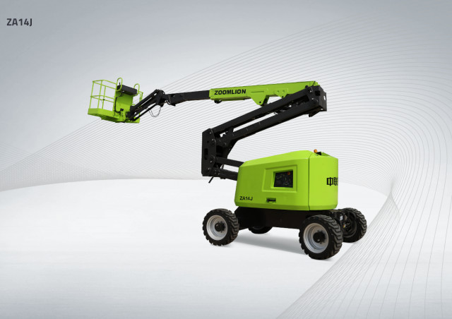 Zoomlion ZA14J Wheeled Articulating Boom Lifts (2020 - 2026) Specifications & Dimensions