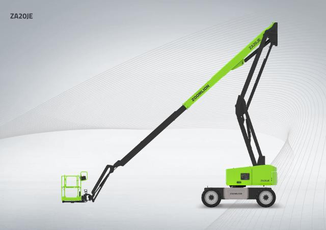 Zoomlion ZA20JE CE Wheeled Articulating Boom Lifts (2020 - 2026) Specifications & Dimensions