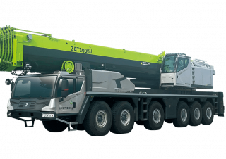 Zoomlion ZAT3000A763 crane - load chart, specs & dimensions (2023 - 2026)