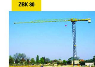 Zeppelin ZBK 80-FK38-TS13-KL crane - load chart, specs & dimensions (1990 - 1998)