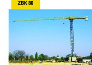 Zeppelin ZBK 80-FKF38-TS13-KL crane - load chart, specs & dimensions (1990 - 1998)