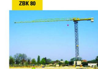 Zeppelin ZBK 80-FKF38-TS13-SL crane - load chart, specs & dimensions (1990 - 1998)
