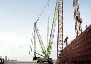 Zoomlion ZCC5000 crane - load chart, specs & dimensions (2017 - 2023)