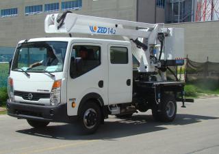 ZED 14.2 CTE Trailer Mounted Articulating Boom Lifts