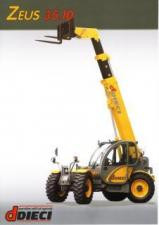 Dieci Zeus 35.10 NA Telehandler Specs & Dimensions (2005 - 2010)