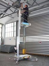ZLV 5.0 Zarges Single Vertical Mast Boom Lifts