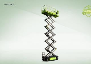 Zoomlion ZS1212DC-Li Wheeled scissor lifts (2020 - 2026) Specifications & Dimensions
