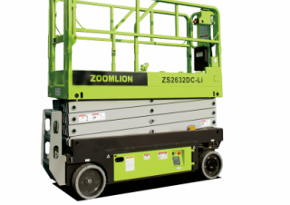 Zoomlion ZS2632DC-Li Wheeled scissor lifts (2021 - 2026) Specifications & Dimensions