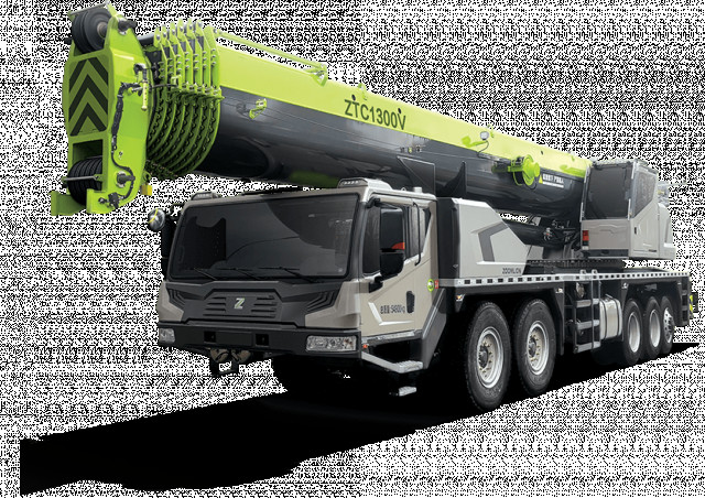 Zoomlion ZTC1300V8 crane - load chart, specs & dimensions (2023 - 2026)