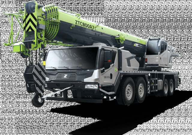Zoomlion ZTC800A763 crane - load chart, specs & dimensions (2023 - 2026)